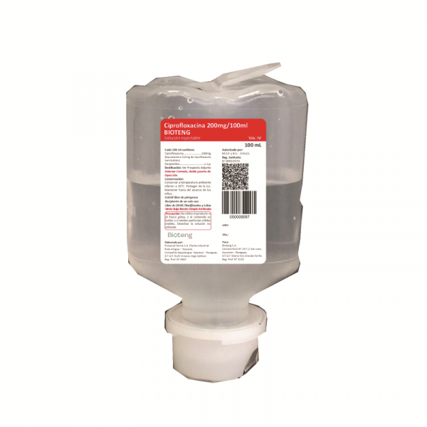 CIPROFLOXACINA 200mg/100mL