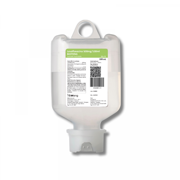 LEVOFLOXACINA 500mg/100mL