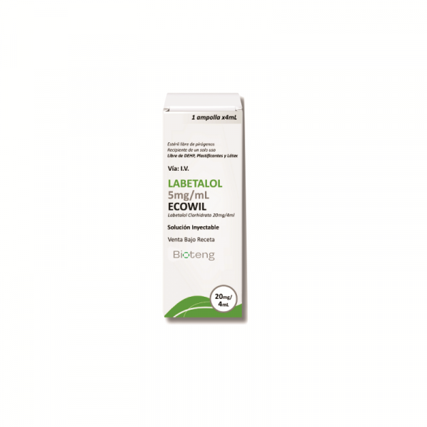 Labetalol clorhidrato 5mg/mL