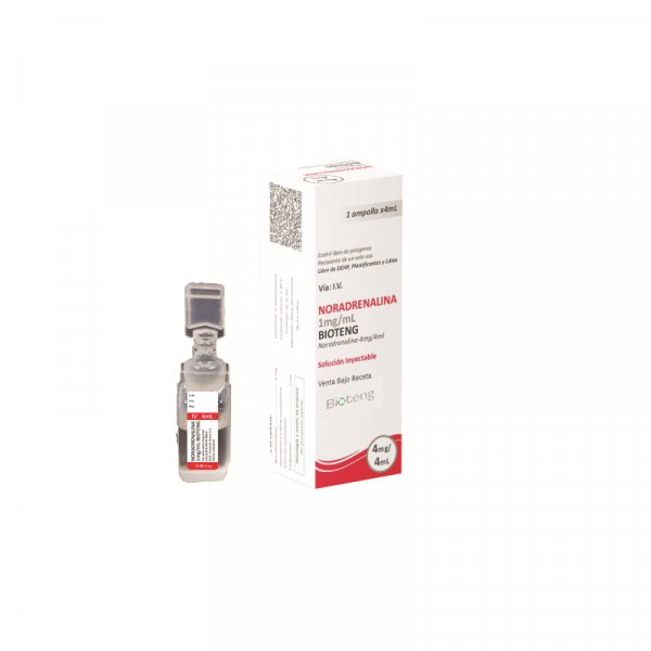 NORADRENALINA 1mg/mL